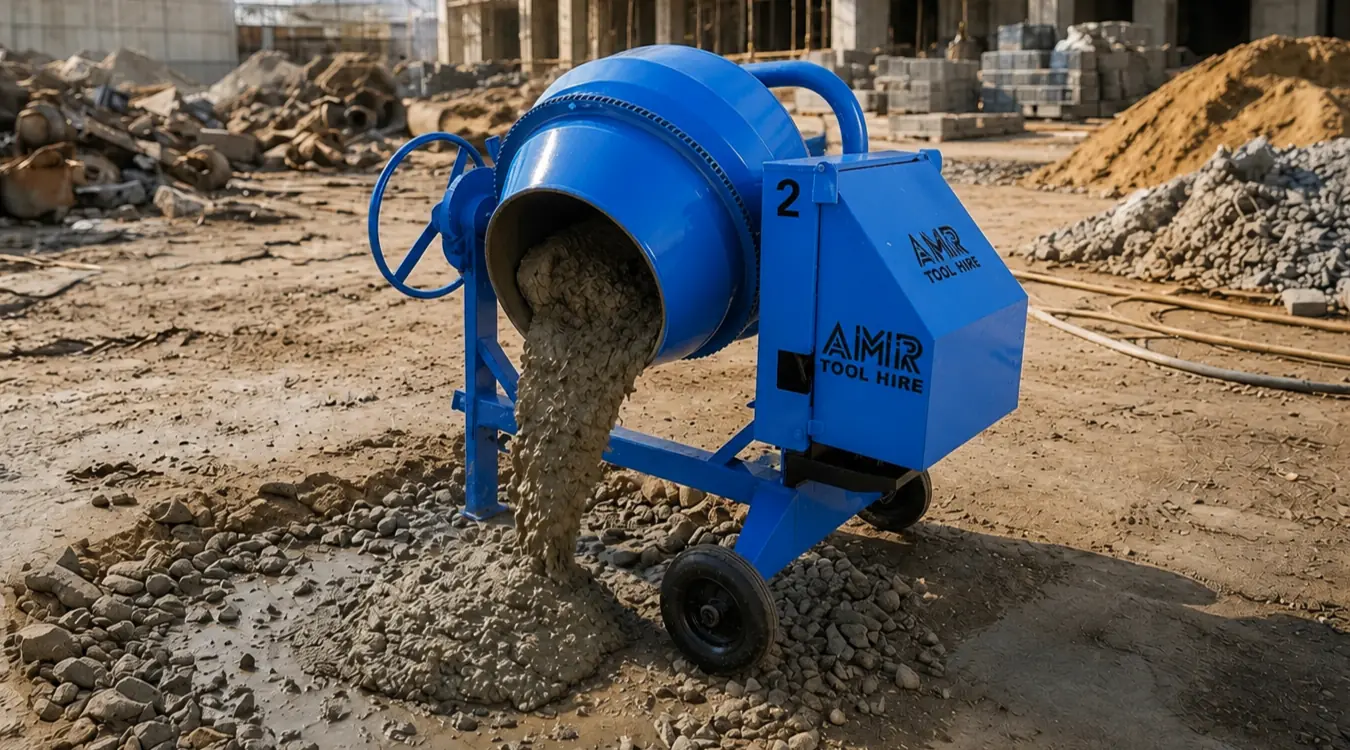 400 litre cement mixer for hire
