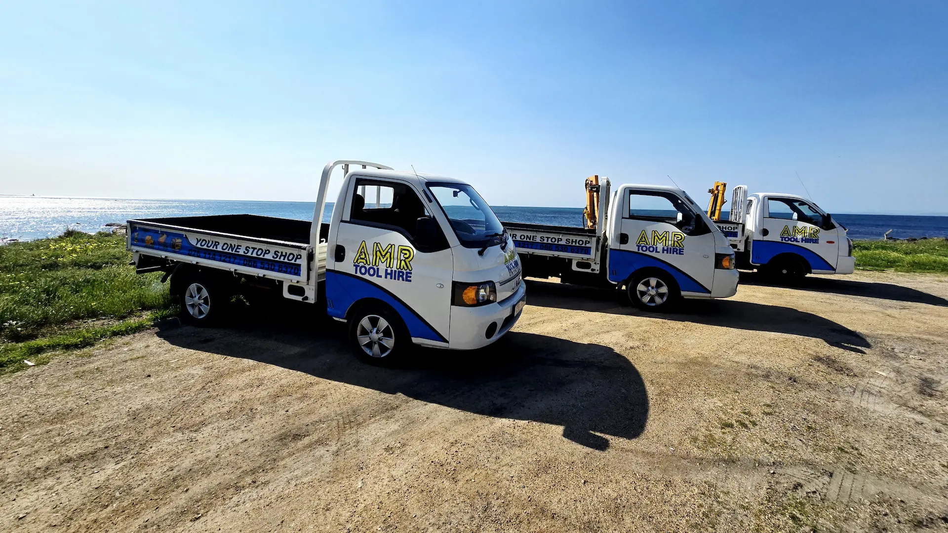 AMR Toolhire equipment fleet ready for delivery in St Helena Bay